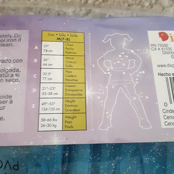 Disney Princess / Halloween costume/ Cinderella - Picture 4 of 4